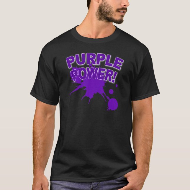 Purple Power template T-Shirt (Front)