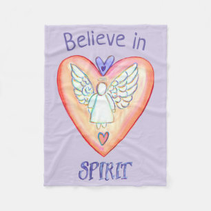 Purple Prayer Angel Blanket