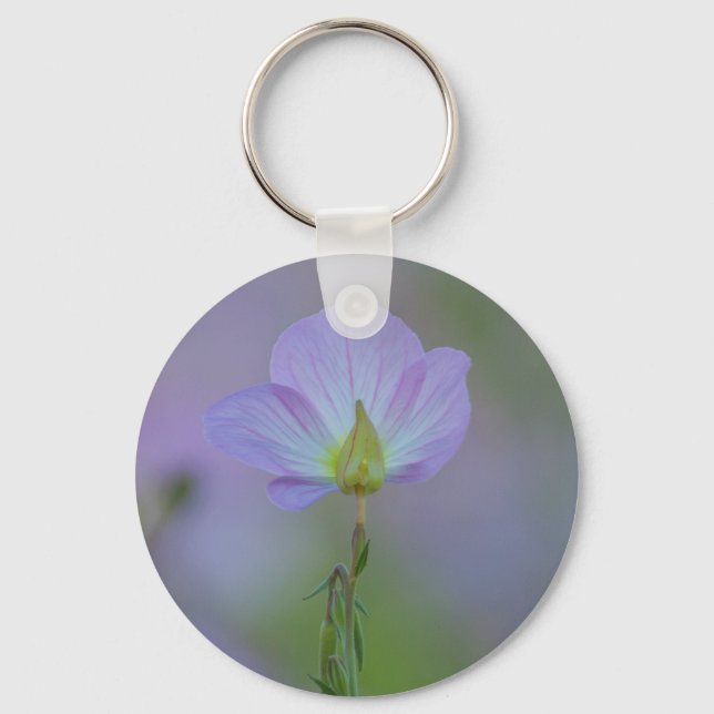 Purple Primrose Key Ring (Front)