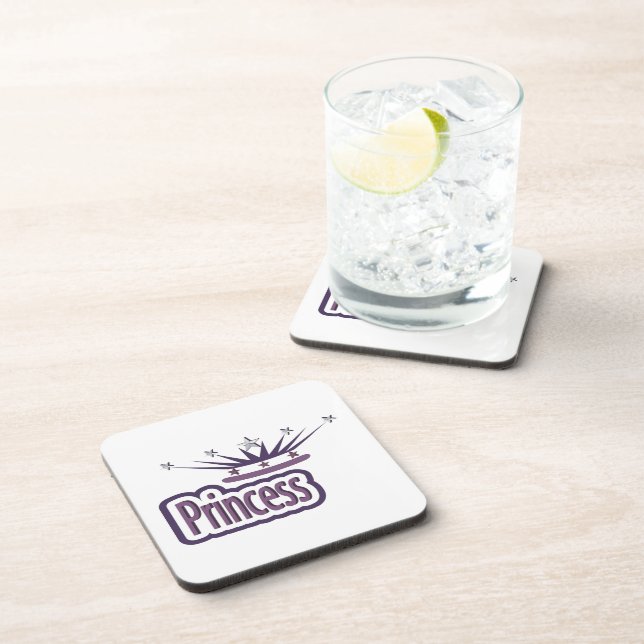Purple Princess Crown Coaster (Right Side)