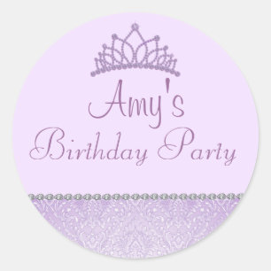 Purple Princess Sticker