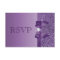 Purple Printed Sequins, Bow & Diamond RSVP Wedding