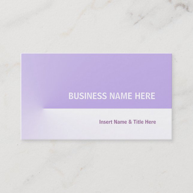 Purple Pro Business Card (Front)