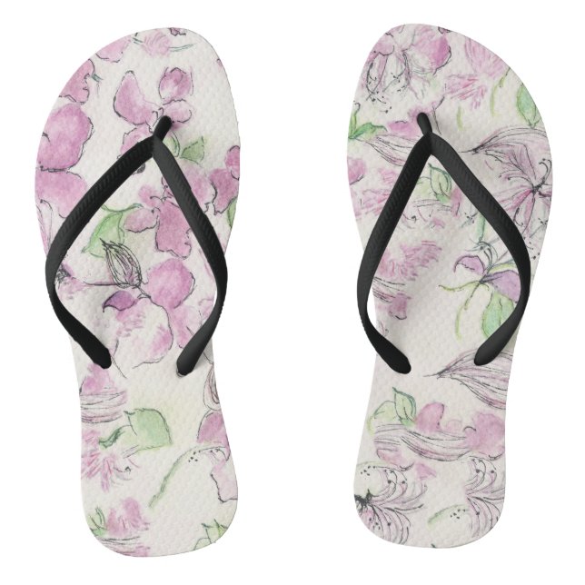 Purple Profusion Jandals (Footbed)