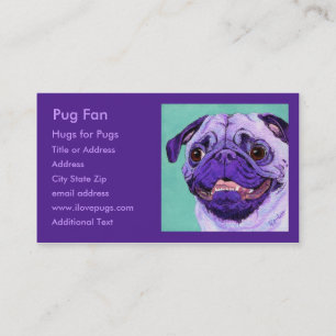 Purple Pug Business Card