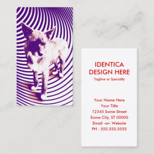 purple pups business card