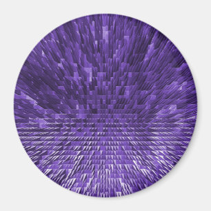 Purple Pyramid City...... Magnet