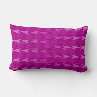 Purple pyramids lumbar cushion