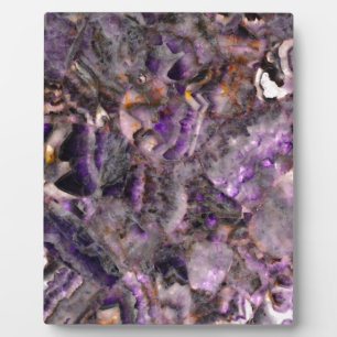 purple quartz plaque