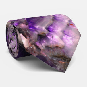 Purple Quartz Tie