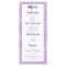 Purple Quatrefoil Menu