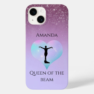 Purple Queen Of The Beam Gymnastics Personalised Case-Mate iPhone 14 Case