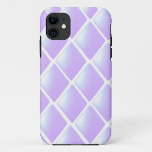 Purple Quilted Diamond Pattern Case-Mate iPhone Case