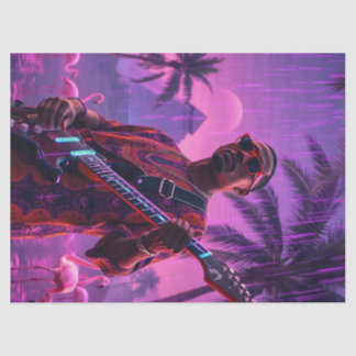 Purple rain Enchanted Flamingo's Rockstar Tissue Paper