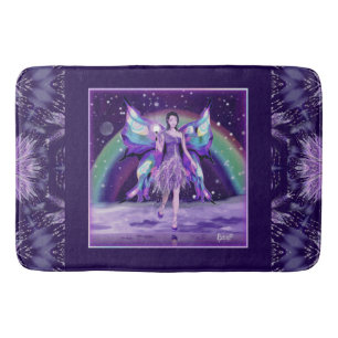 Purple rain Fairy Bath Mat