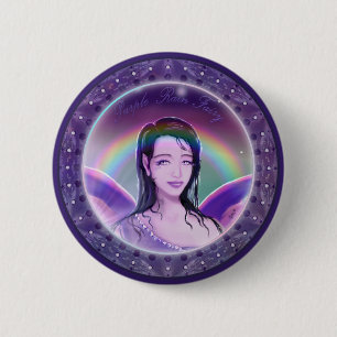 Purple Rain fairy Button