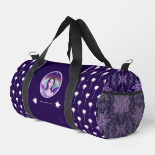 Purple rain fairy duffle bag