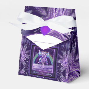 Purple rain fairy favour box