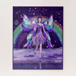 Purple Rain Fairy Jigsaw Puzzle