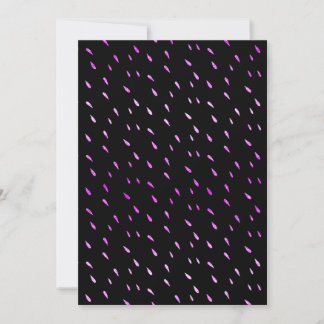 Purple Rain Faux Foil Metallic Black Background