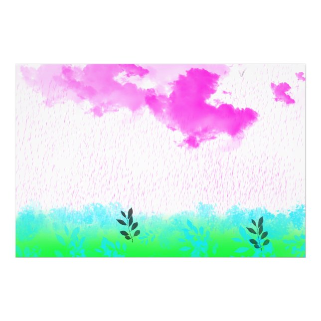 PURPLE RAIN PHOTO PRINT (Front)