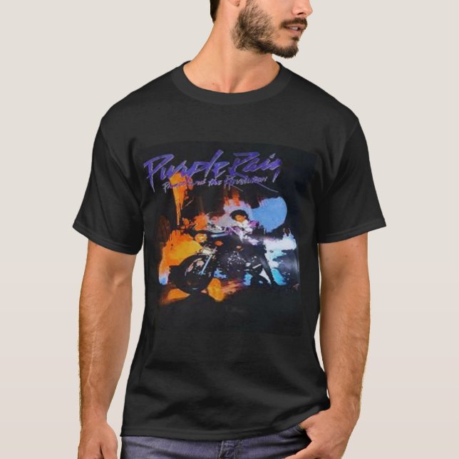 purple rain  T shirt (Front)