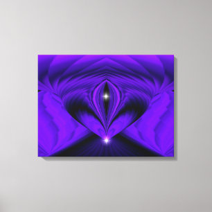 Purple Rainbow Dreams , Two Stars Canvas Print