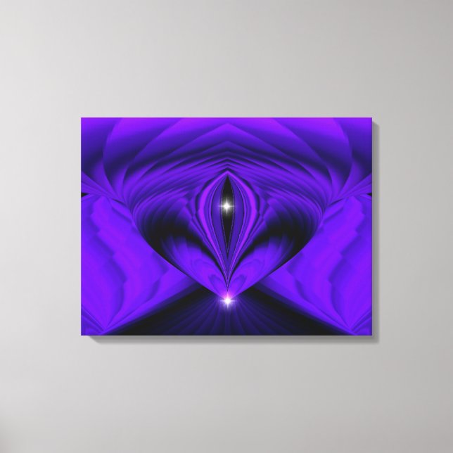 Purple Rainbow Dreams , Two Stars Canvas Print (Front)