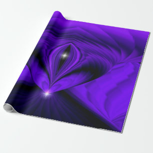 Purple Rainbow Dreams , Two Stars Wrapping Paper