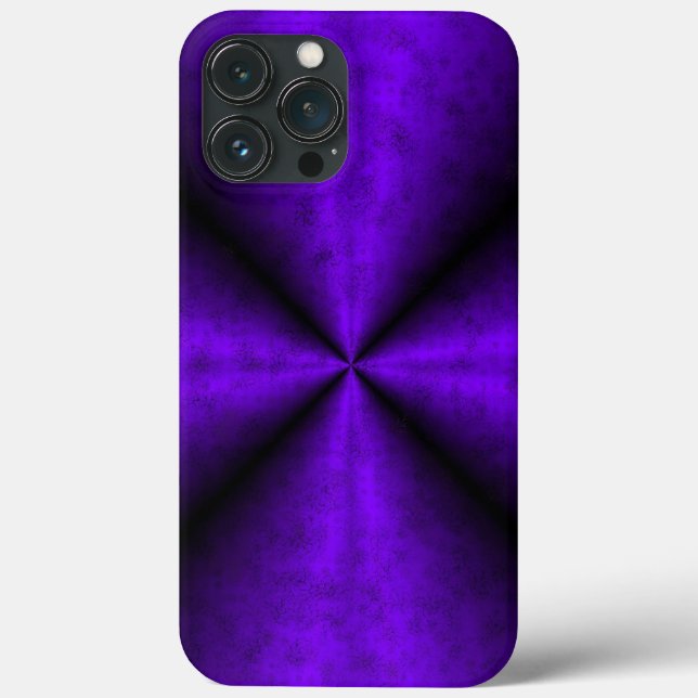 Purple Rainbow in Elephant Skin Leather Optik Case-Mate iPhone Case (Back)