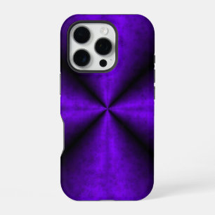 Purple Rainbow in Elephant Skin Leather Optik iPhone 16 Pro Case