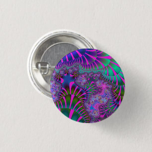 Purple Rainbow Melt 3 Cm Round Badge