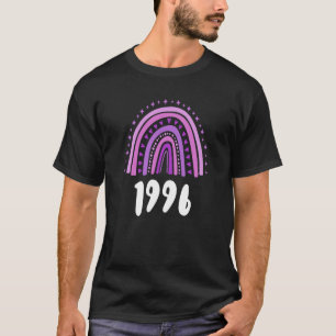Purple Rainbow Year Of Birth 1996 Birthday T-Shirt