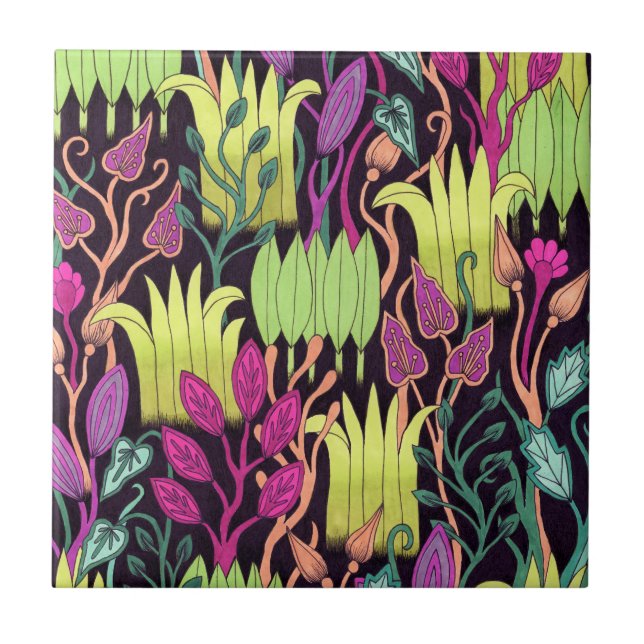 Purple Rainforest Tile (Front)