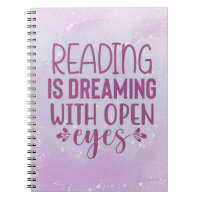 Purple Reading is Dreaming With Open Eyes Magnet