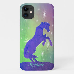 Purple Rearing Horse V (stars) Case-Mate iPhone Case