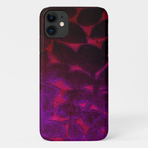 Purple Red Leaves iPhone 11 Case