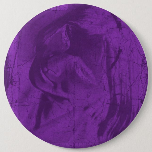 Purple Reflections 6 Cm Round Badge (Front)