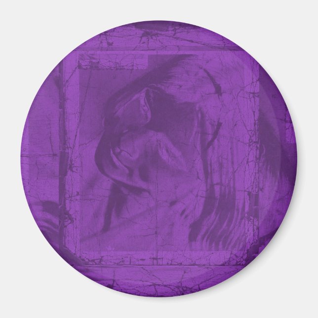 Purple Reflections Magnet (Front)