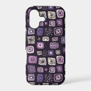 Purple Retro Geometric Pattern