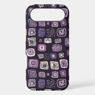 Purple Retro Geometric Pattern