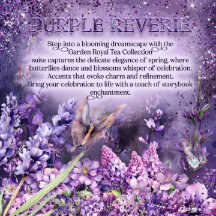 Purple Reverie Carriage Save the Date – Royal Tea 