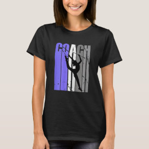 Purple Rhythmic Gymnastics Coach Instructor Teach  T-Shirt