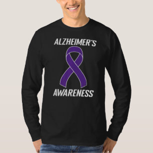 Purple Ribbon Alzheimer's Awareness Mum Dad Dement T-Shirt