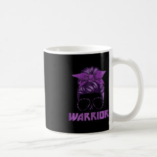 Purple Ribbon Alzheimers Warrior Alzheimers Coffee Mug