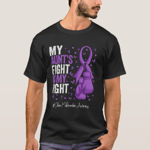 Purple Ribbon Aunt Chiari Malformation Awareness T-Shirt