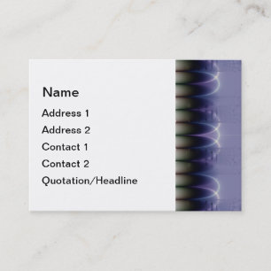 Purple Ribbon Business Card