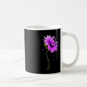 Purple Ribbon Butterfly Overdose Awareness Women W Coffee Mug