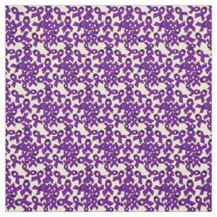 Purple Ribbon Fabric