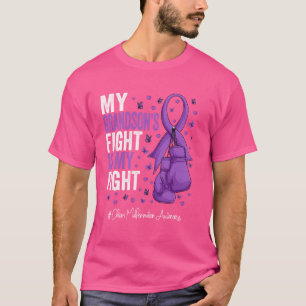 Purple Ribbon Grandson Chiari Malformation Awarene T-Shirt